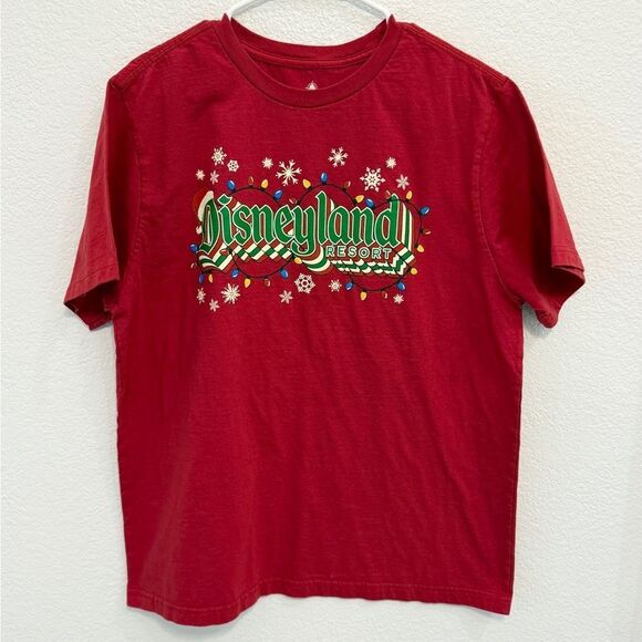 Disney Tops - Disneyland Resort Short Sleeve Christmas Holiday Unisex T-Shirt